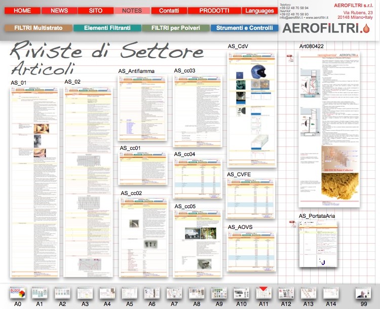 AEROFILTRI srl, Filtri e strumenti per impianti di verniciatura e ventilazione - Articoli