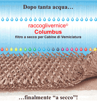 Dopo tanta acqua finalmente a secco. Raccoglivernice. Columbus Industries